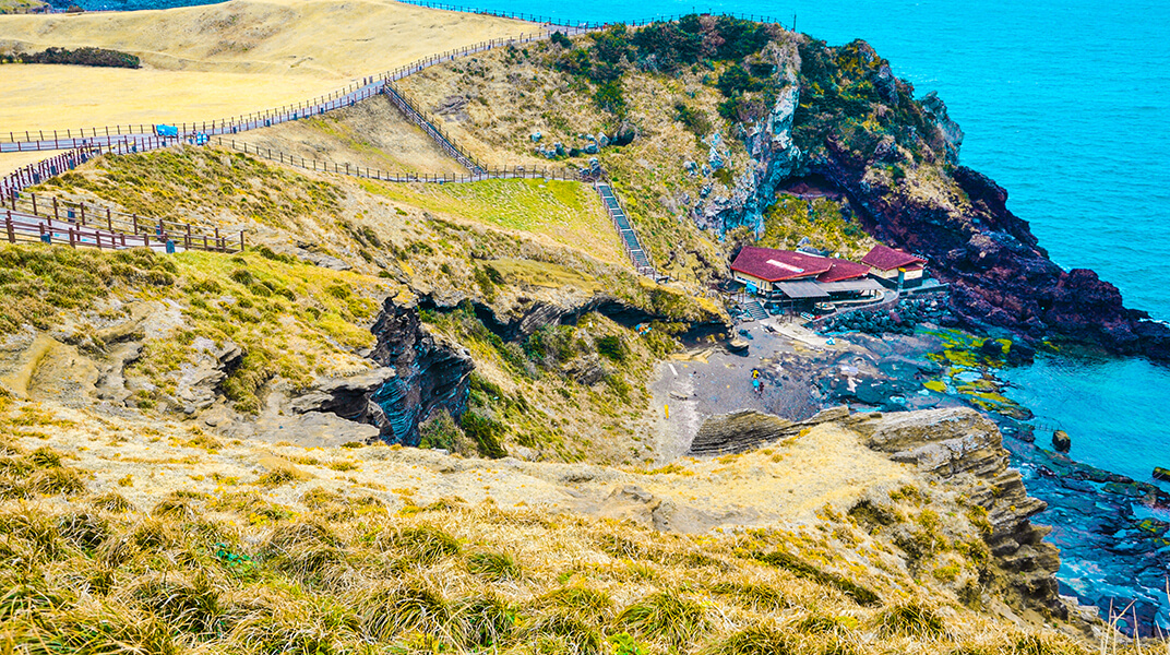 済州火山島の写真